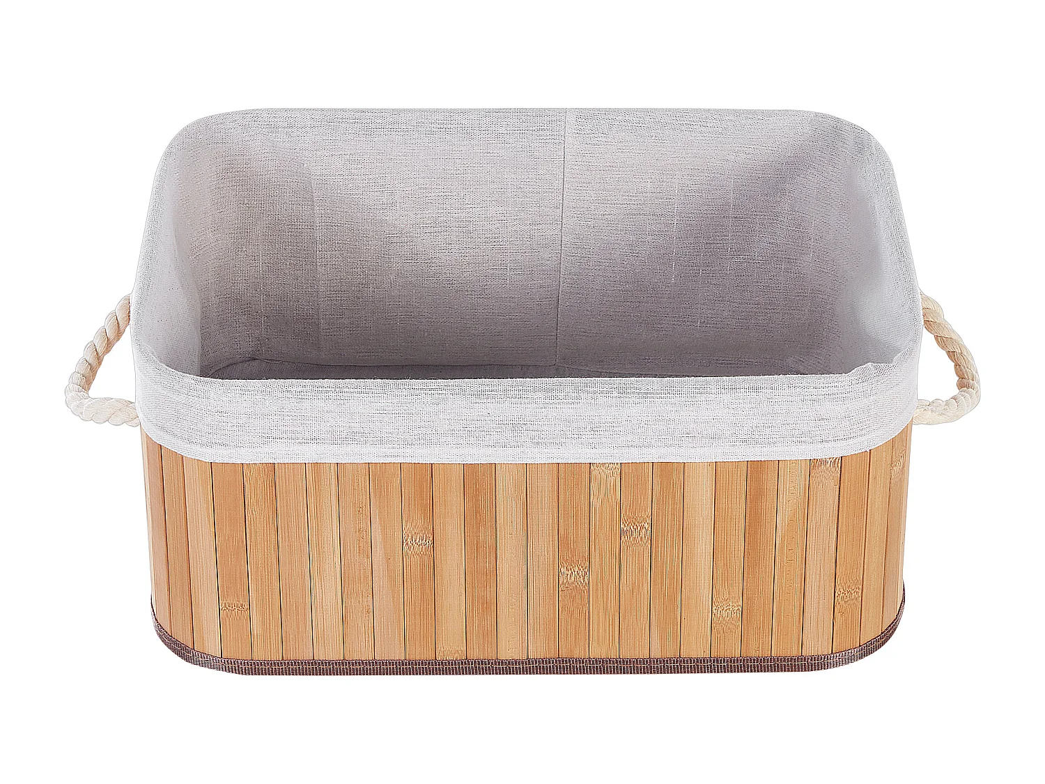 Lot de 5 paniers TALPE Bambou Marron clair