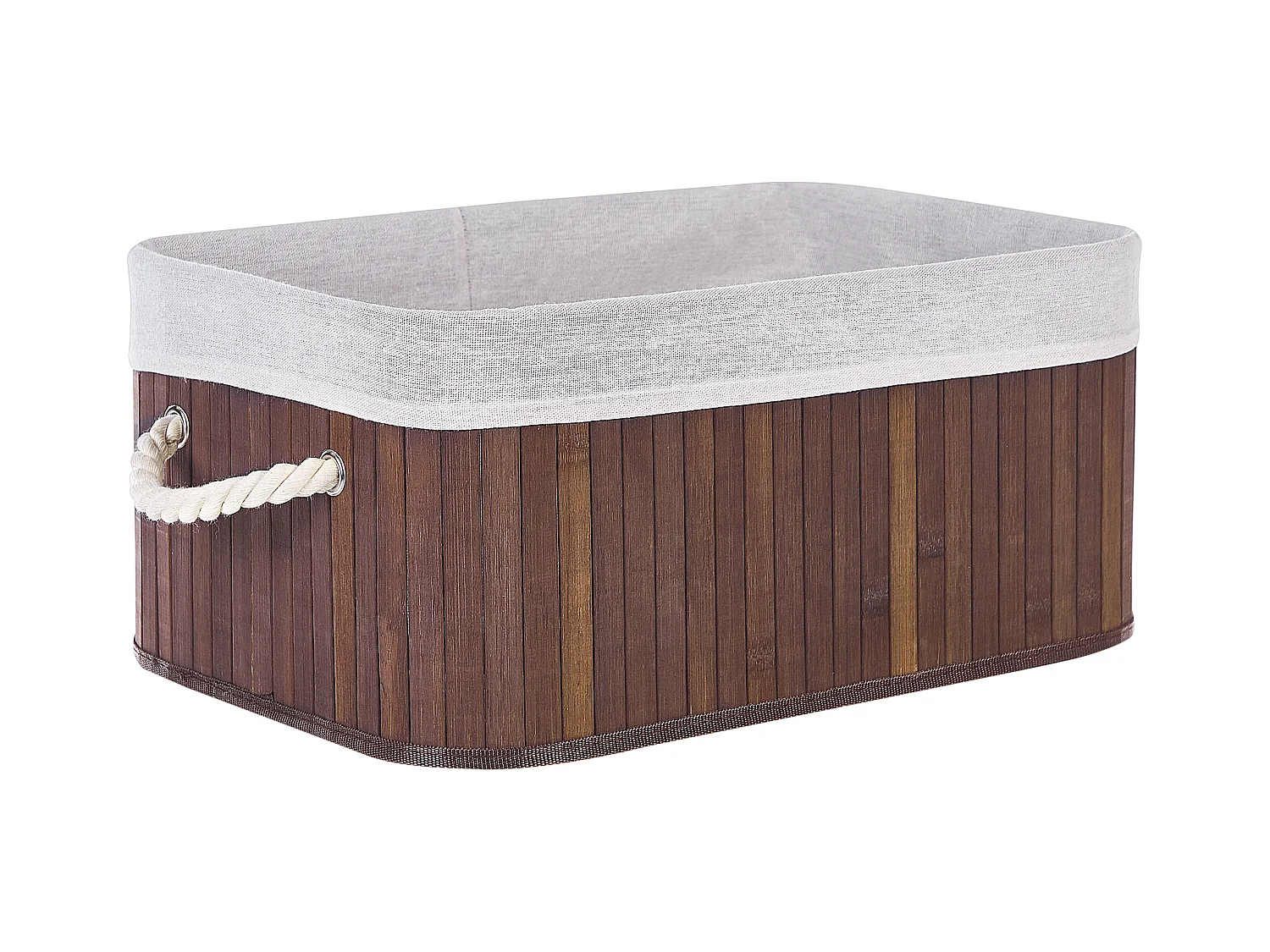 Set van 5 manden TALPE Bamboehout Donkerbruin