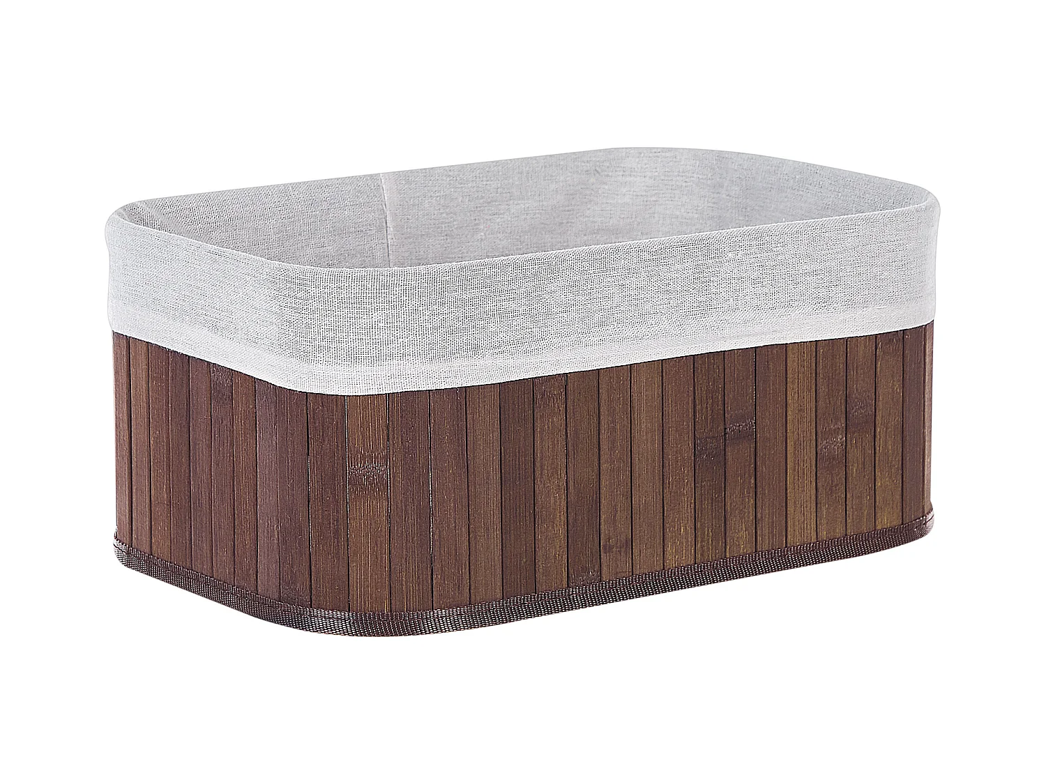 Set van 5 manden TALPE Bamboehout Donkerbruin