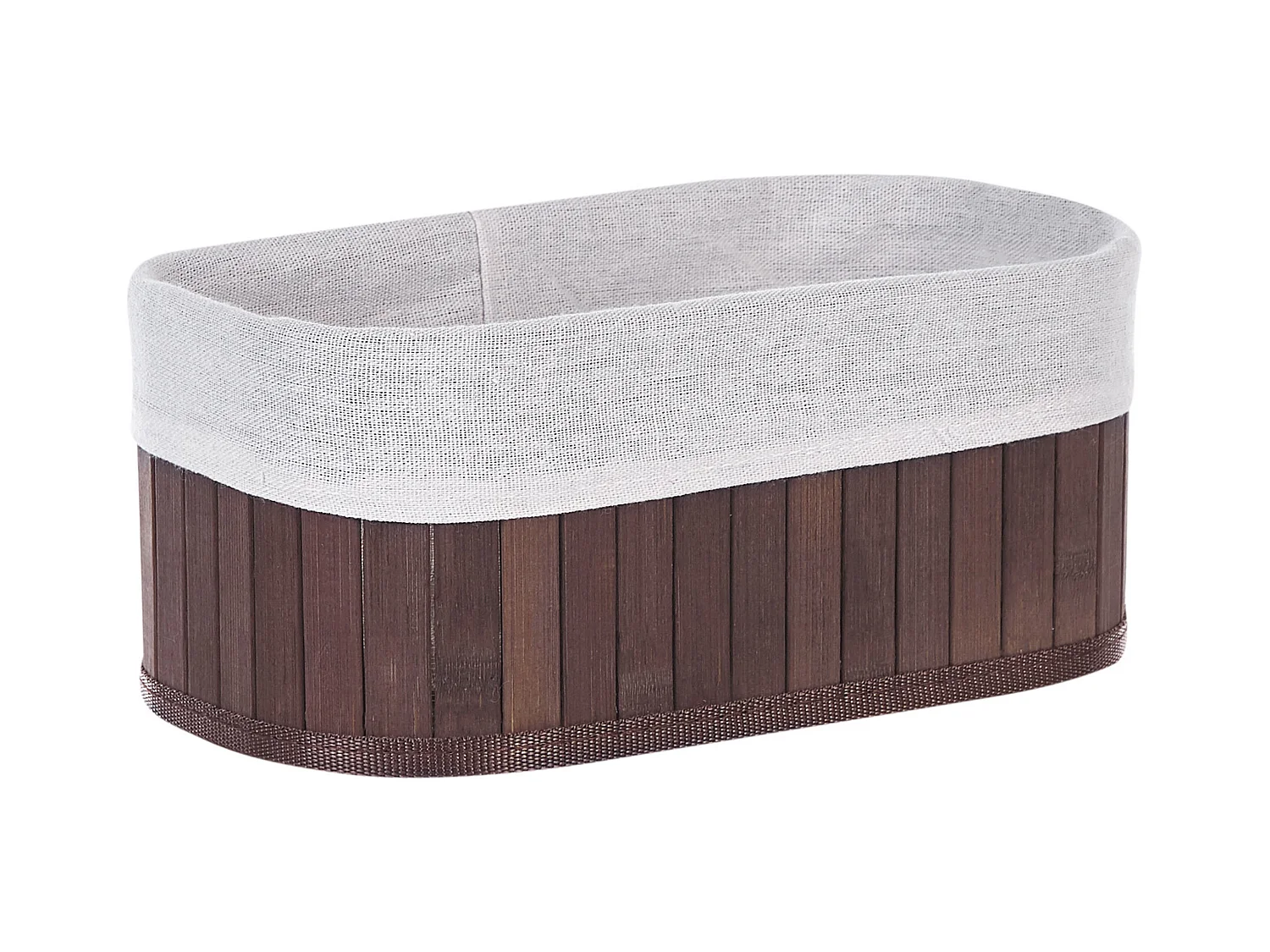 Set van 5 manden TALPE Bamboehout Donkerbruin