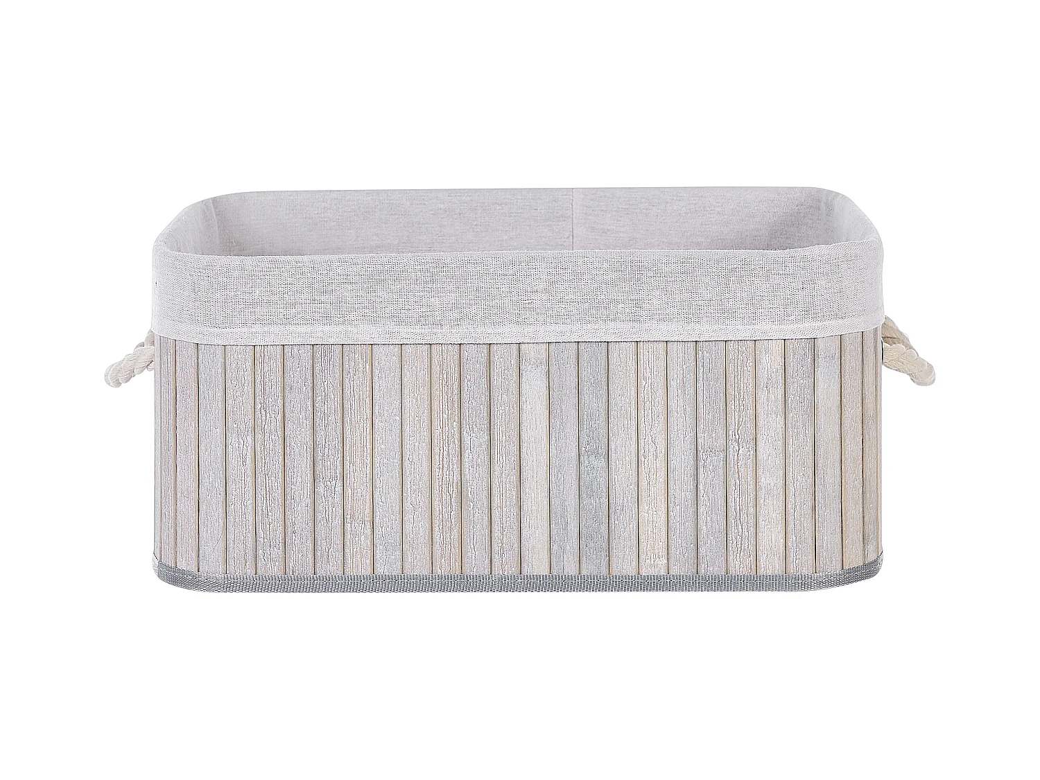 Lot de 5 paniers TALPE Bambou Gris