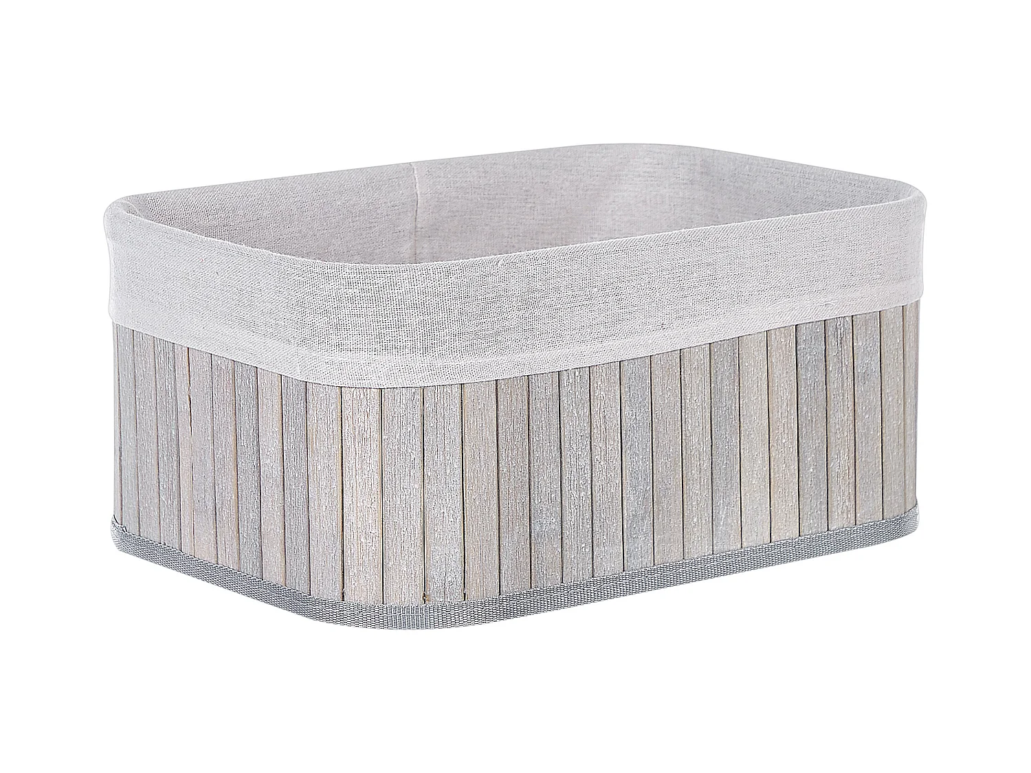 Lot de 5 paniers TALPE Bambou Gris