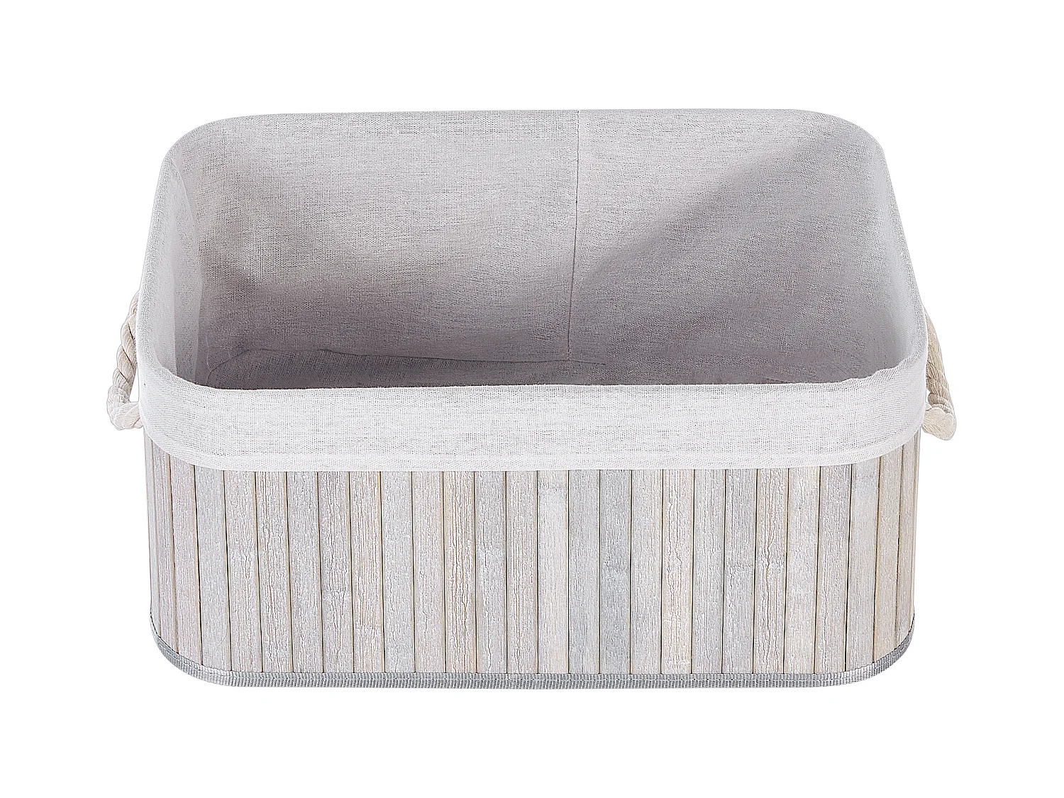 Lot de 5 paniers TALPE Bambou Gris