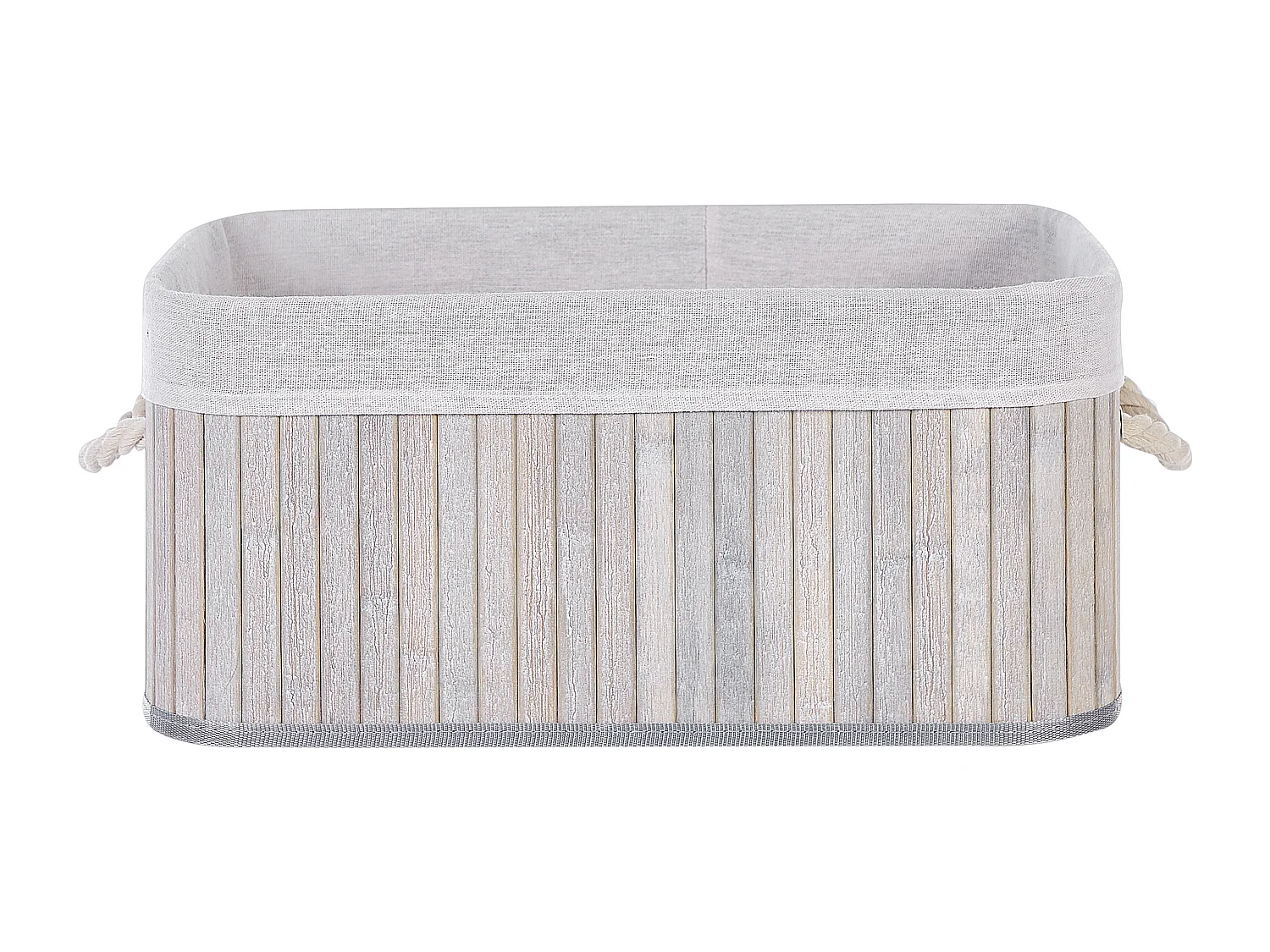 Lot de 5 paniers TALPE Bambou Gris