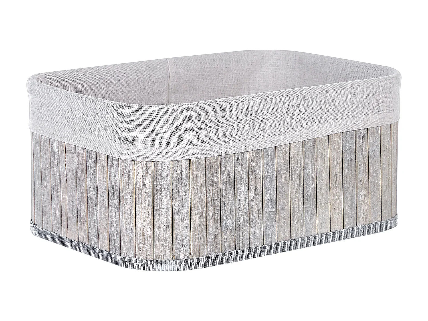 Lot de 5 paniers TALPE Bambou Gris