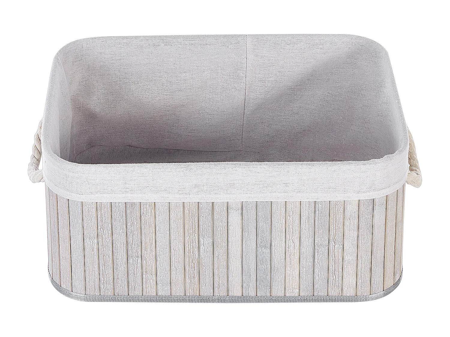 Lot de 5 paniers TALPE Bambou Gris