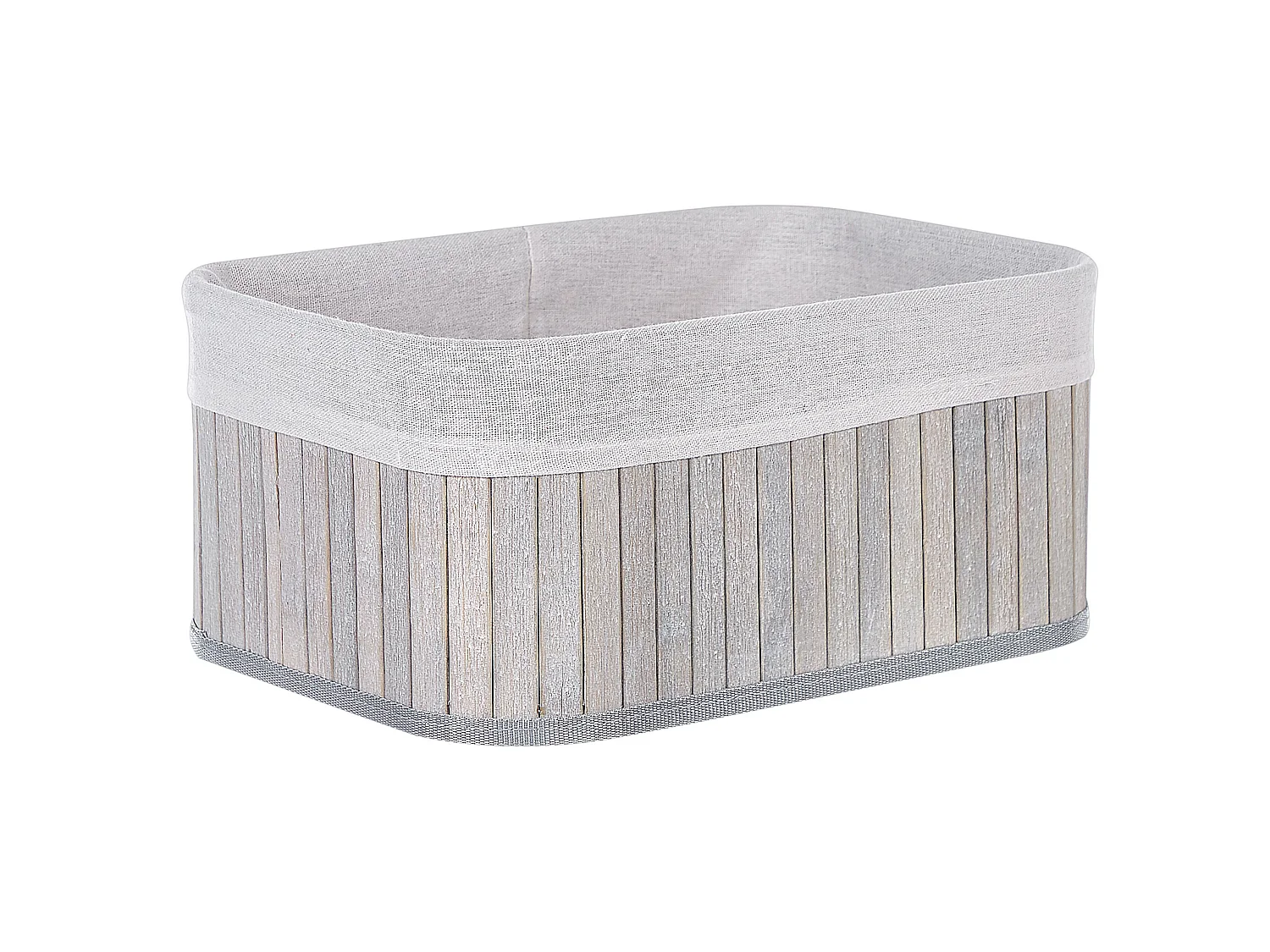 Set of 5 Baskets TALPE Bamboo Grey