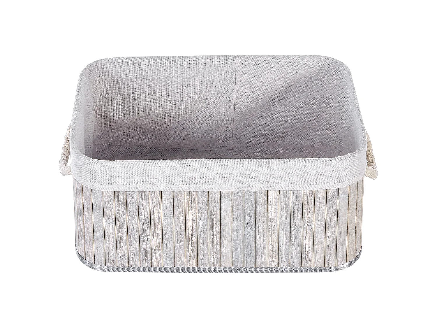 Set of 5 Baskets TALPE Bamboo Grey