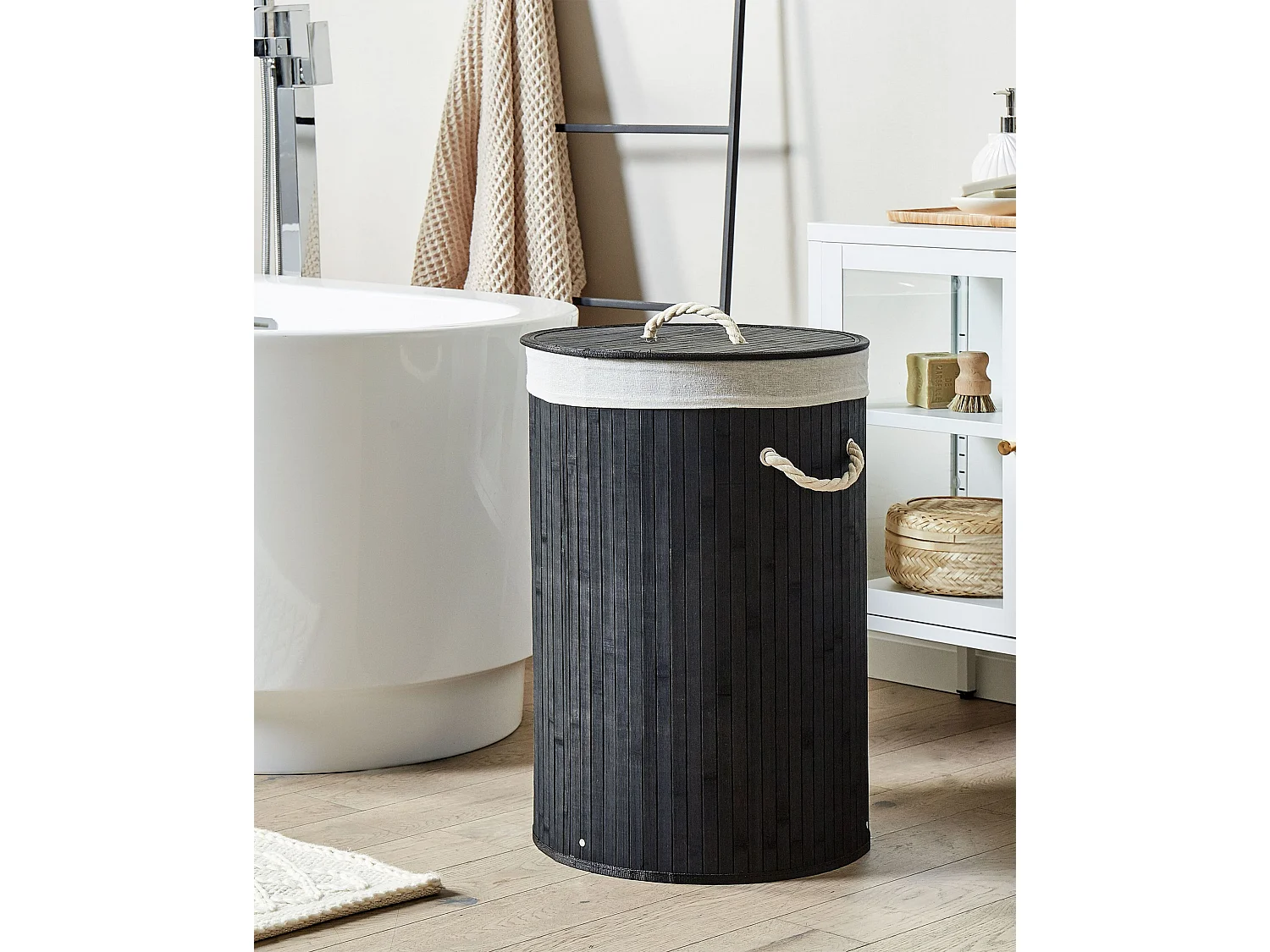 Mand SANNAR Bamboehout Zwart