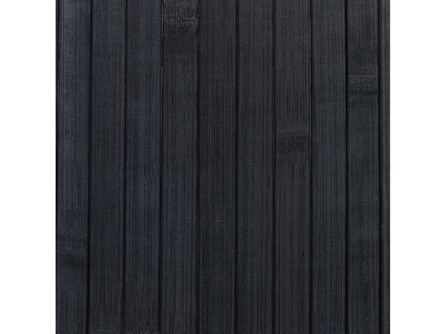 Cesto em madeira de bambu preta 60 cm SANNAR