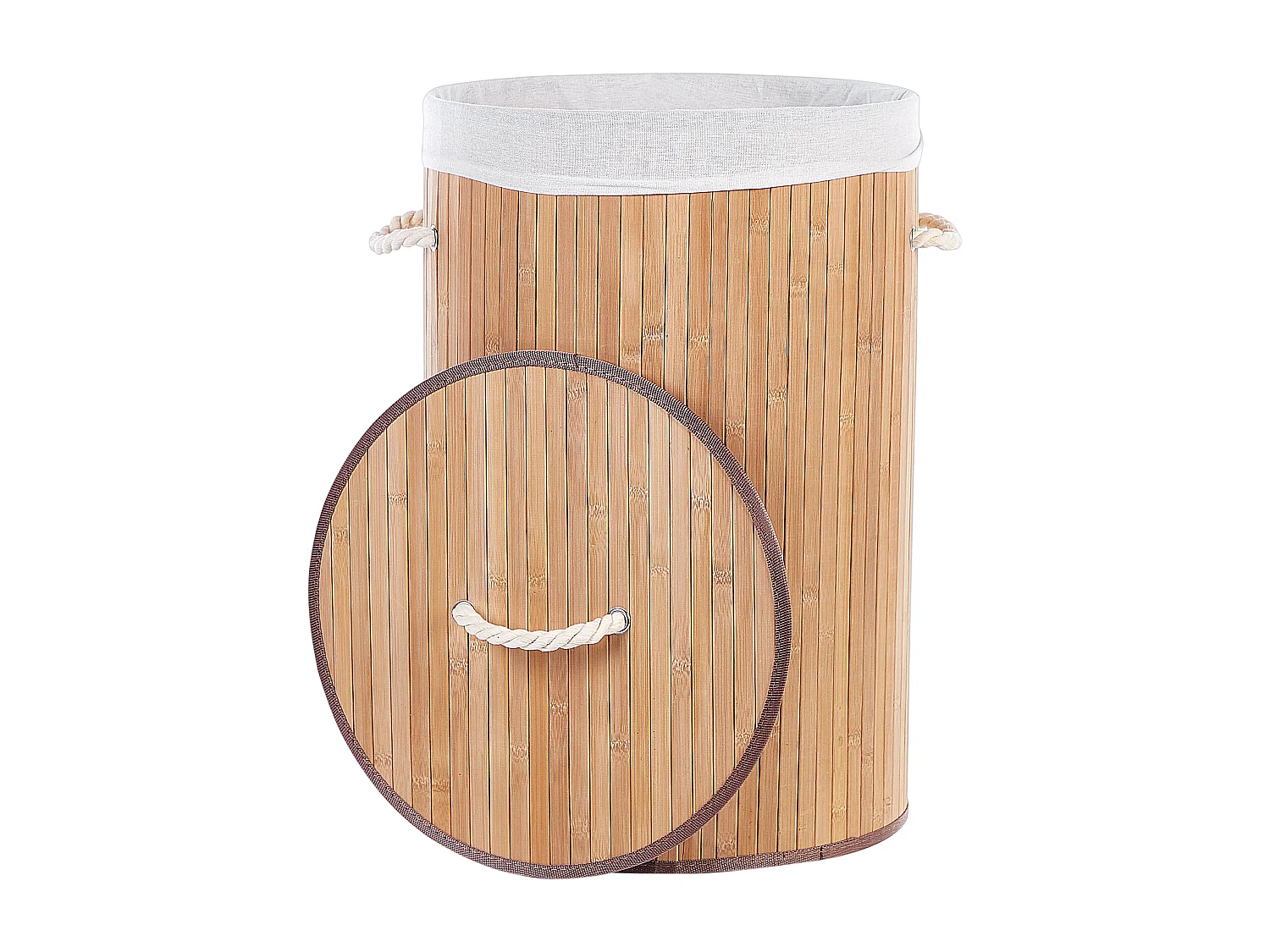 Panier SANNAR Bambou Marron clair 75 L