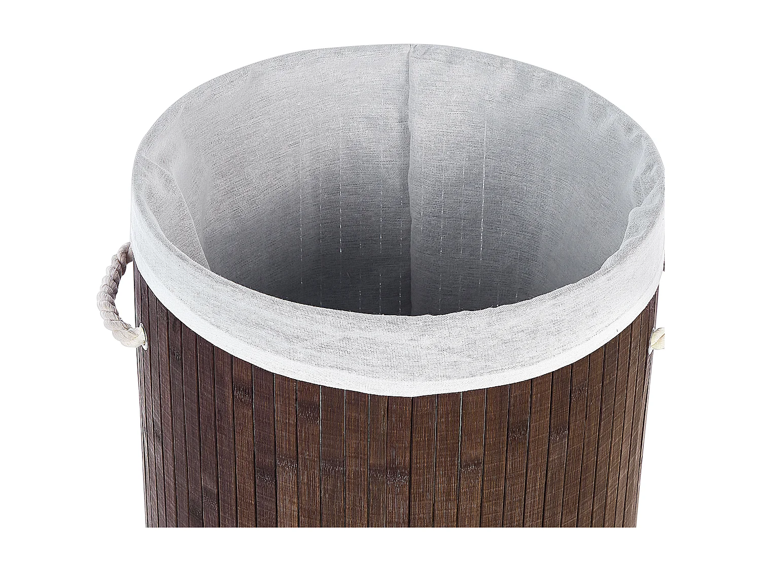 Panier SANNAR Bambou Marron foncé 75 L