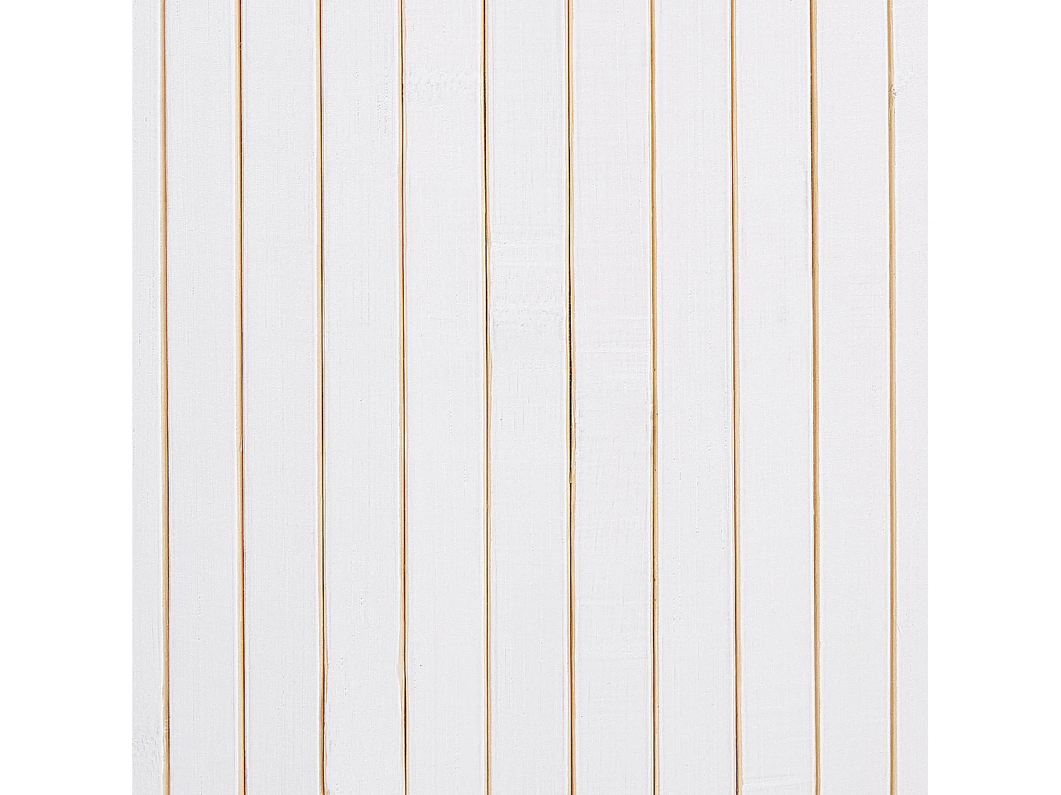 Cesto em madeira de bambu branca 60 cm SANNAR