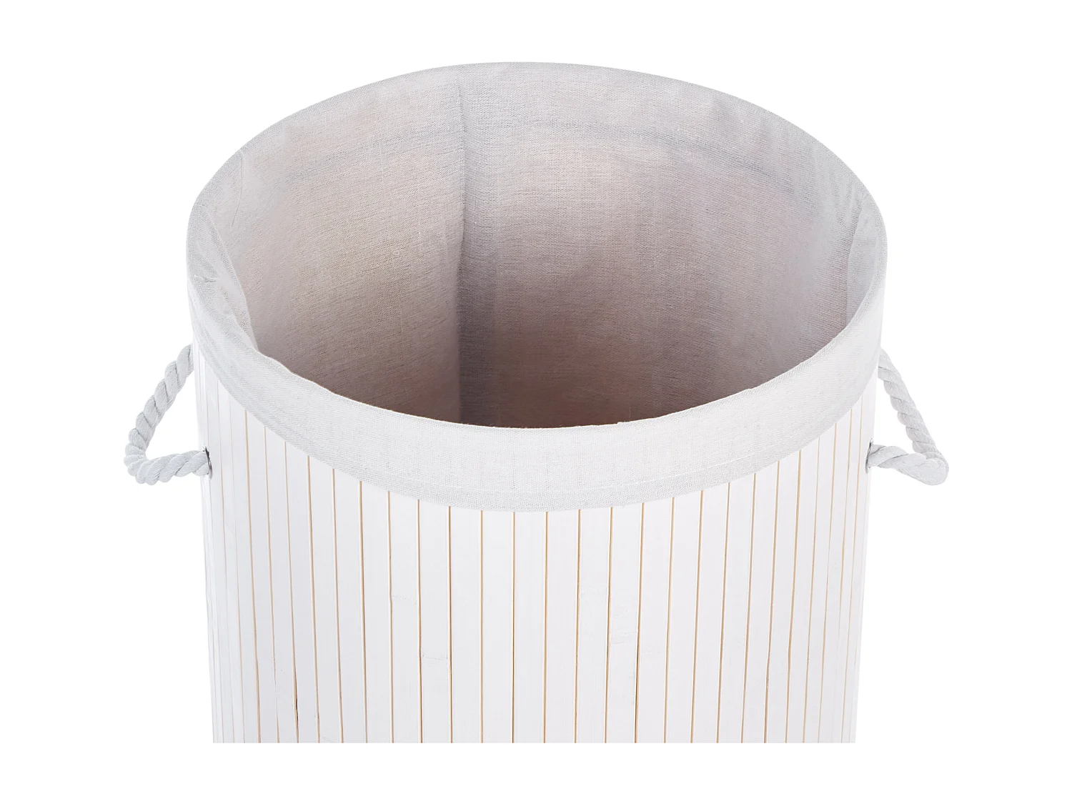 Mand SANNAR Bamboehout Wit