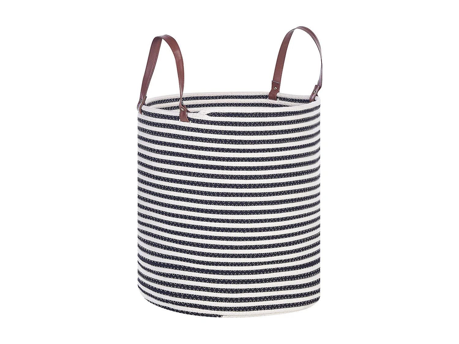 Panier ICHKA Coton Noir/blanc