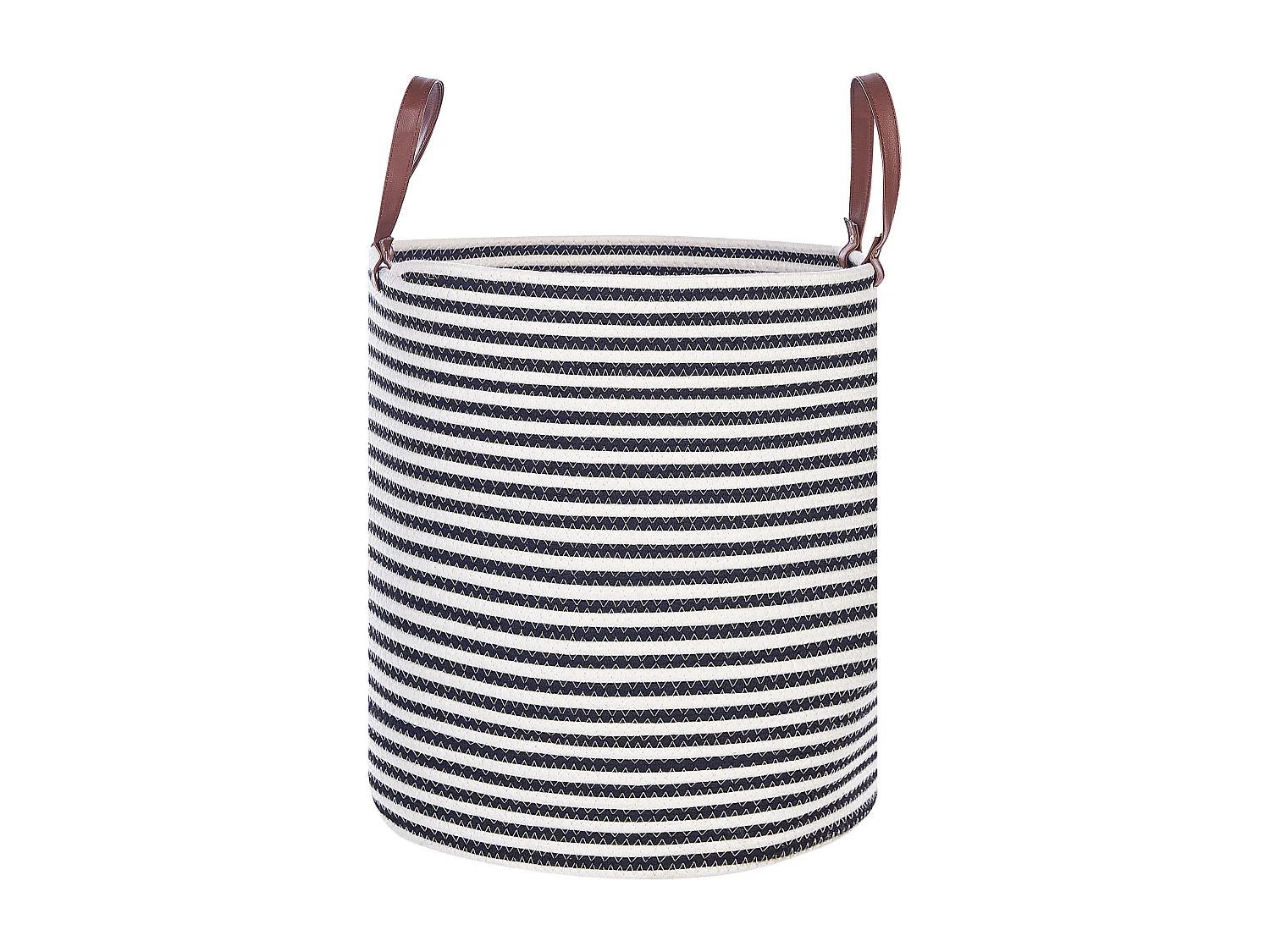 Panier ICHKA Coton Noir/blanc