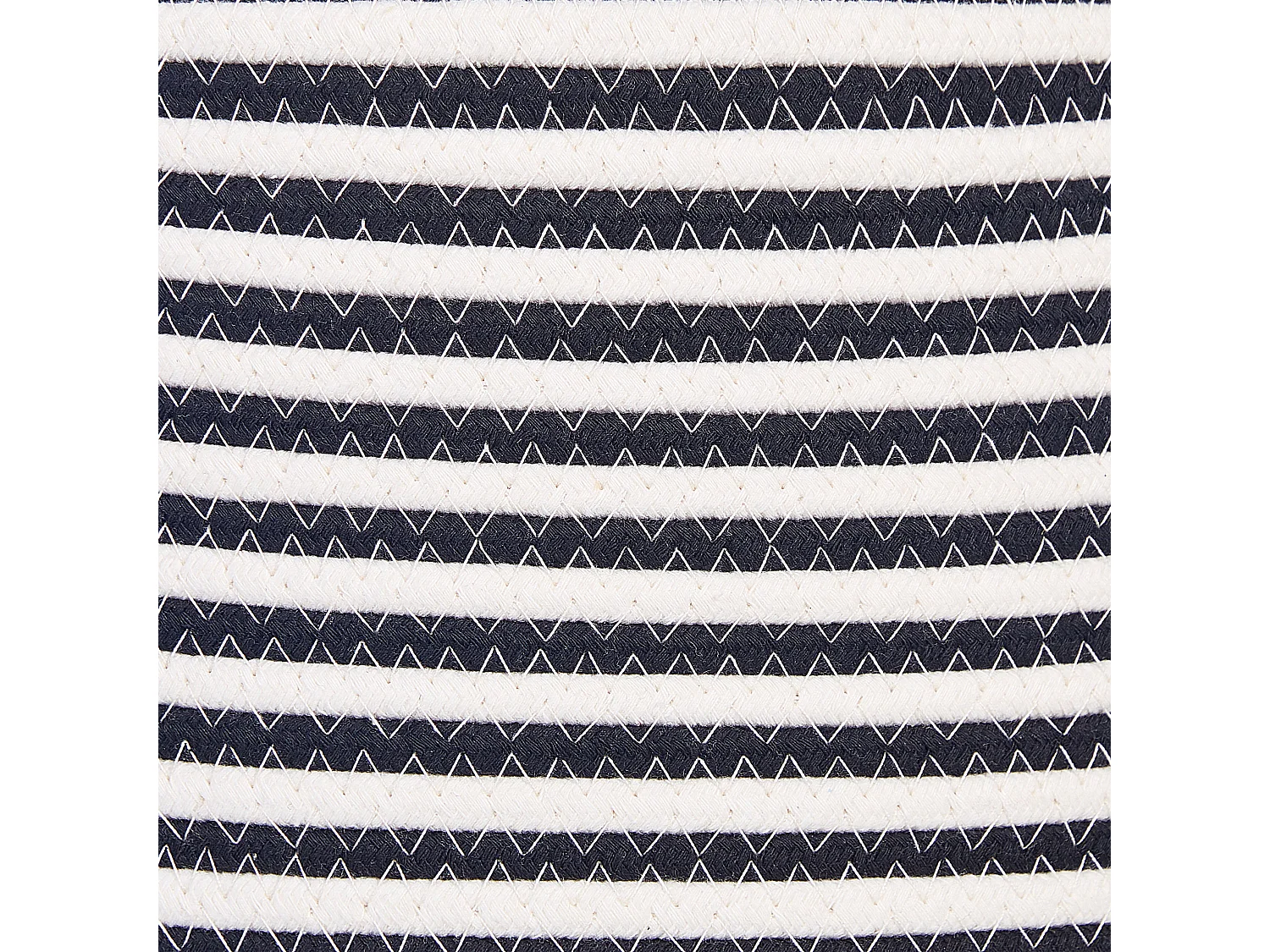 Panier ICHKA Coton Noir/blanc