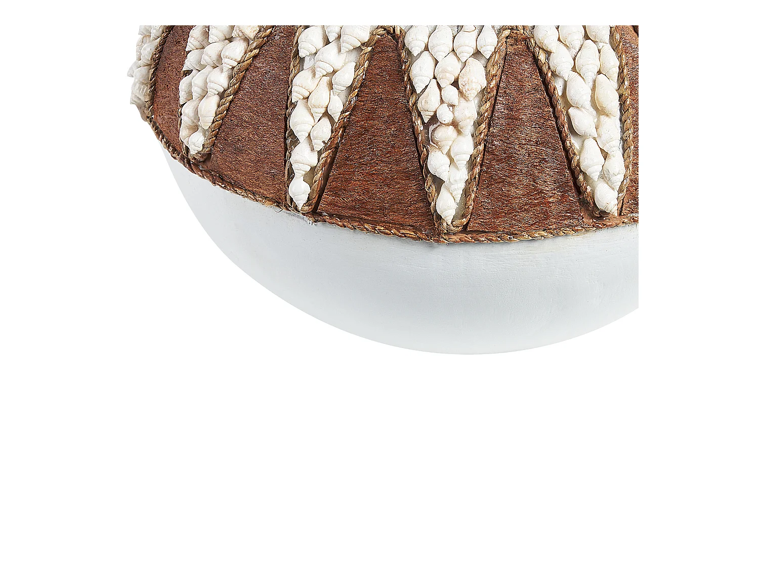 Jarrón decorativo SIMPANG Cerámica 33 cm Blanco