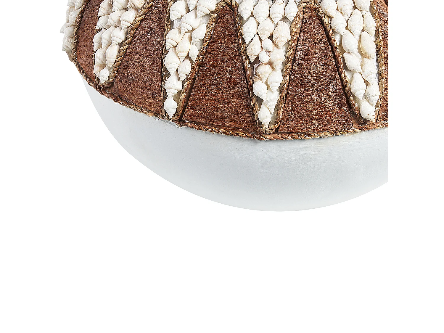 Decovaas SIMPANG Keramiek 33 cm Wit