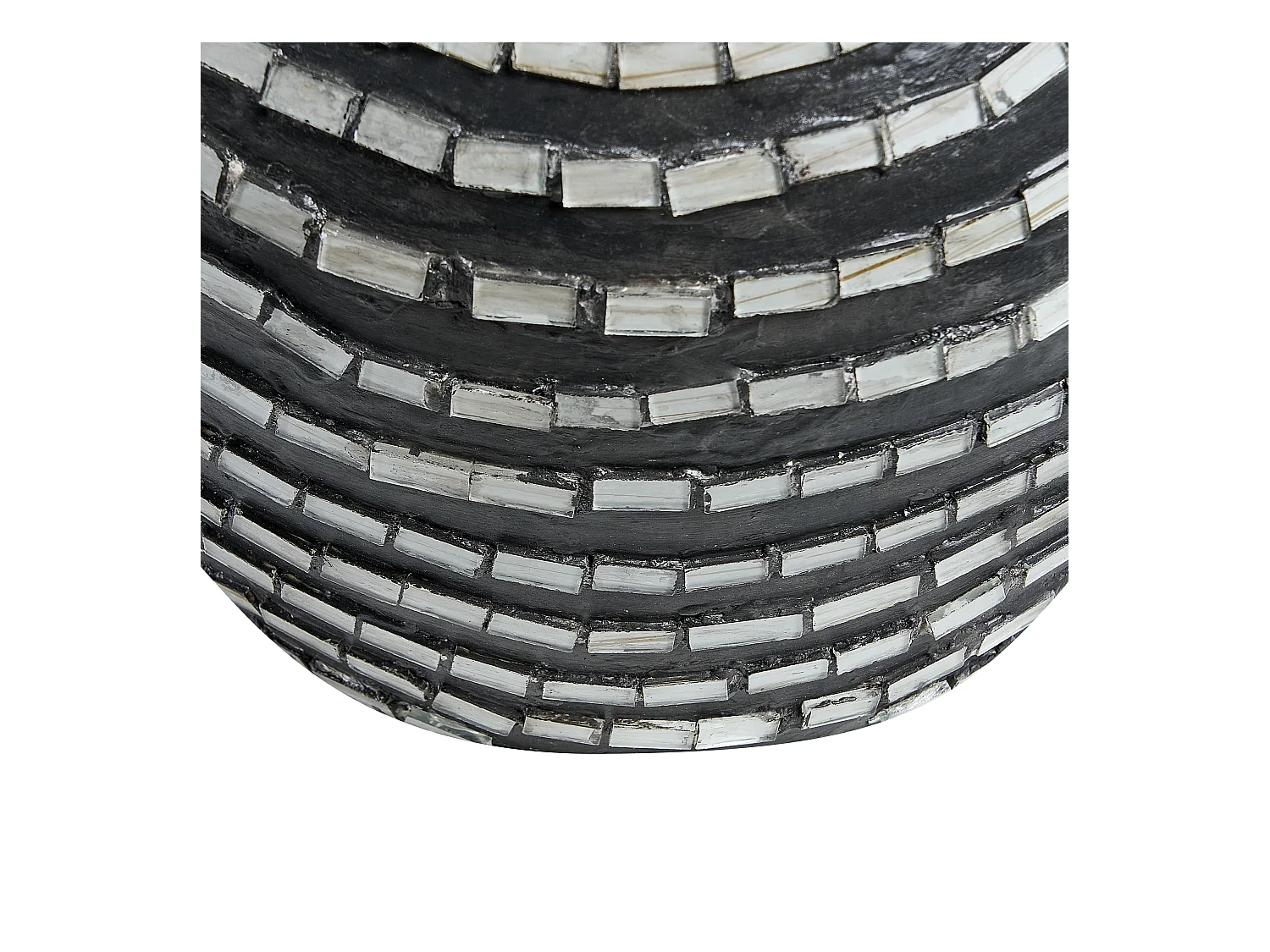 Decovaas KUALU Keramiek 35 cm Zwart