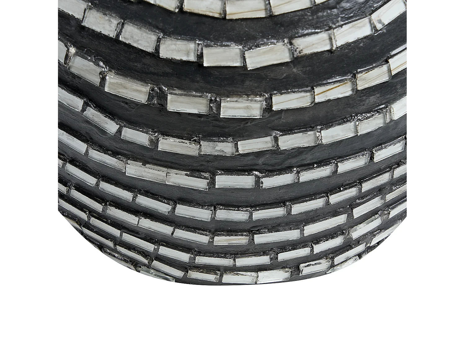 Jarro decorativo KUALU Cerâmica 35 cm Preto