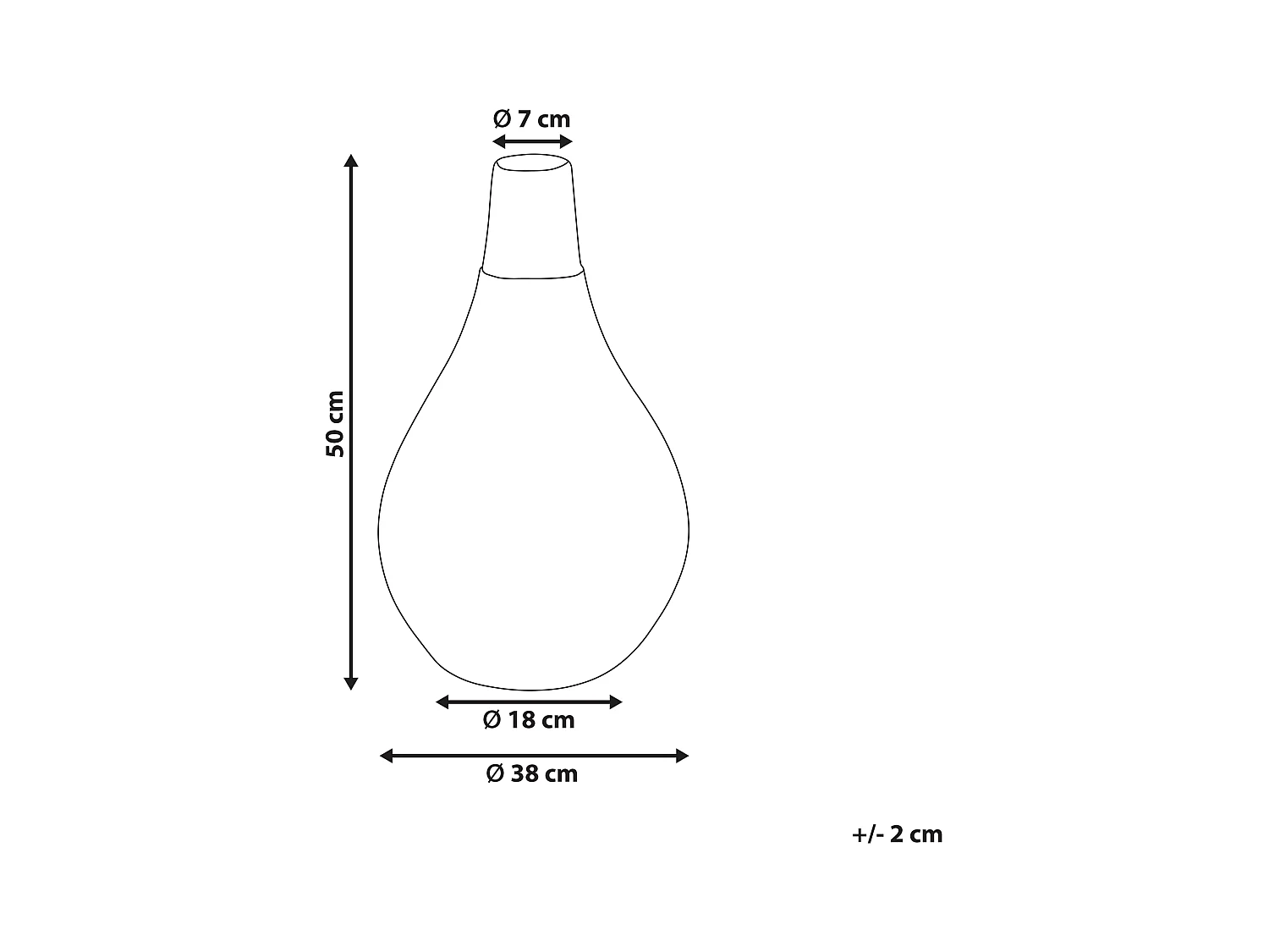 Dekorative Vase Terrakotta natürliche ethnischen Stil schwarz und weiß Ombilin
