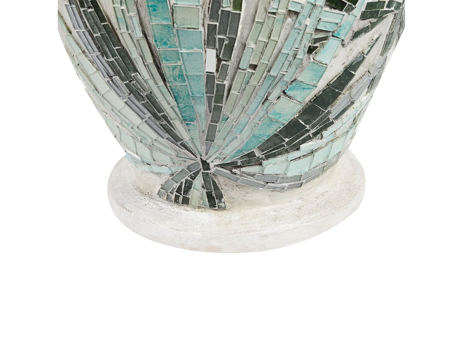 Wazon dekoracyjny RAWAS Ceramika 53 cm Biały