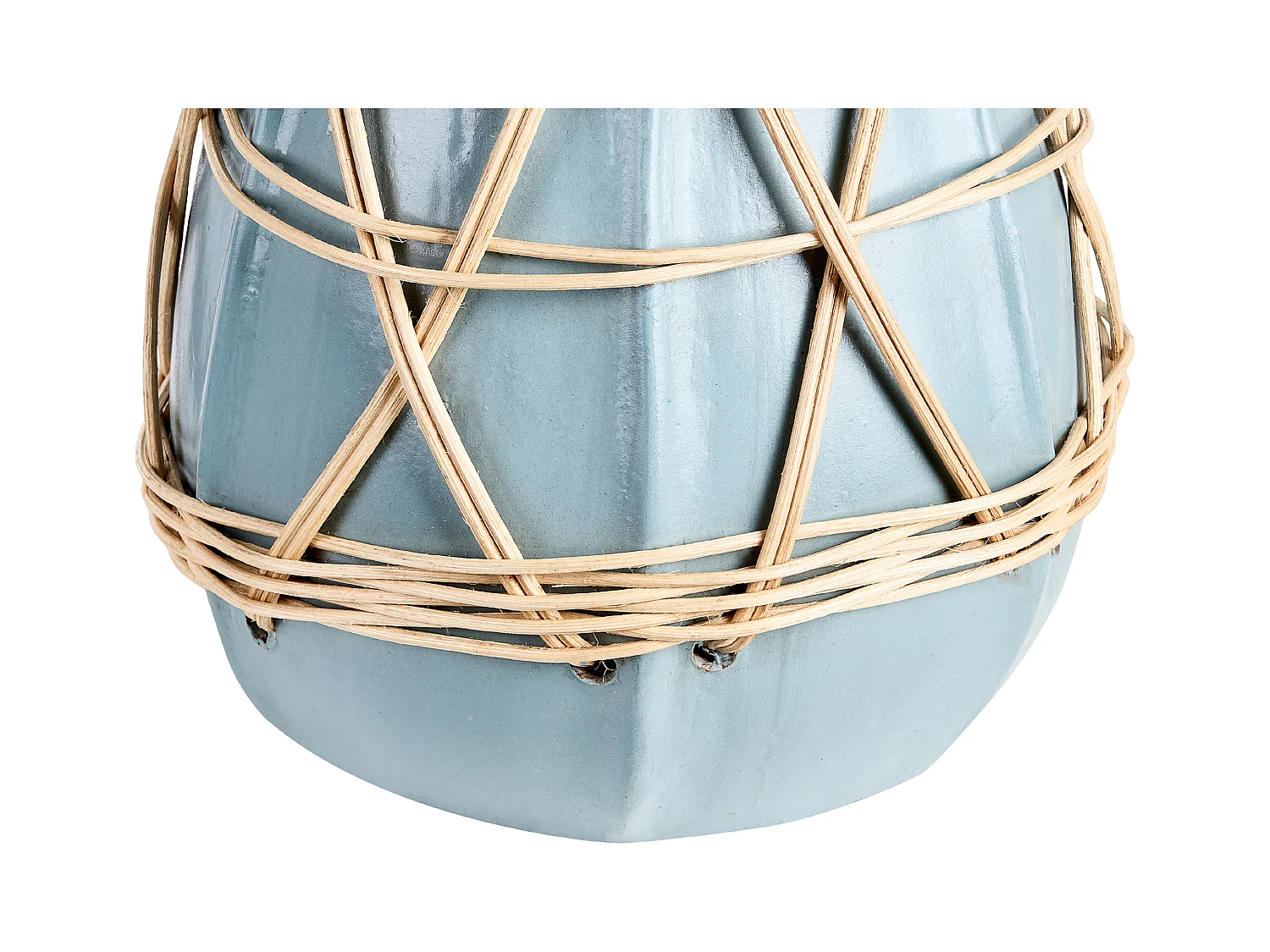 Jarrón decorativo KAMERING Cerámica 27 cm Azul