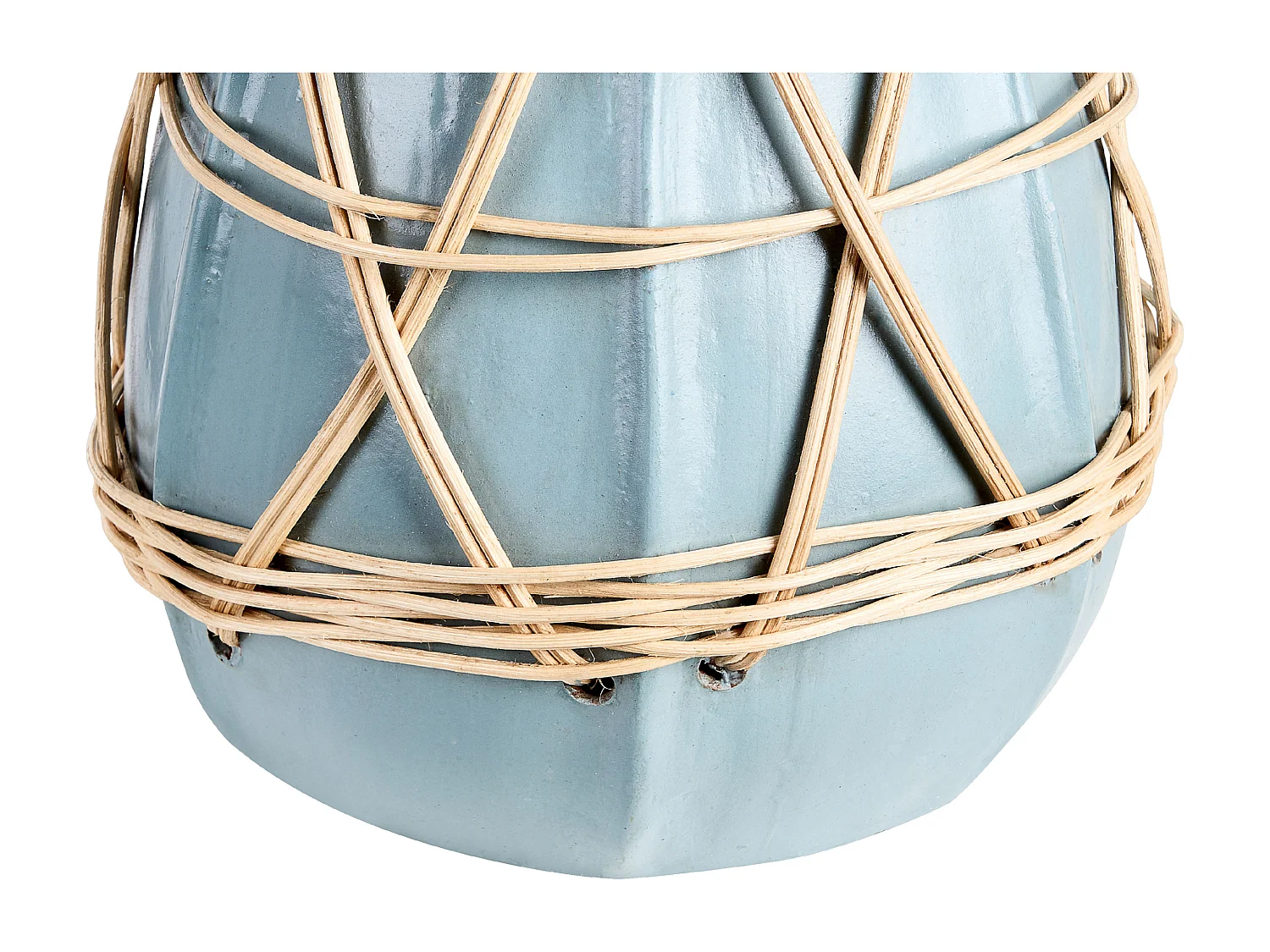 Jarrón decorativo KAMERING Cerámica 27 cm Azul