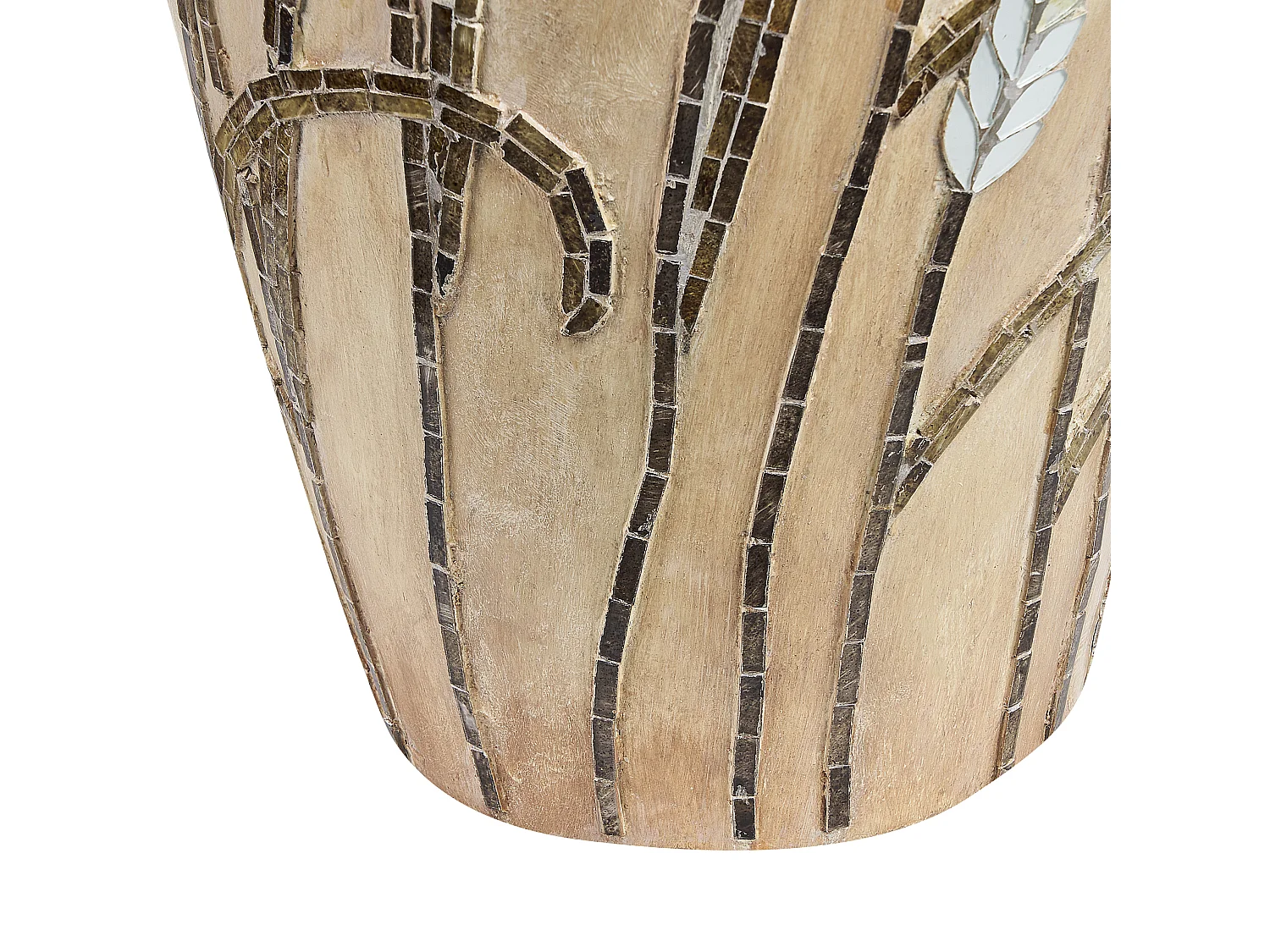 Vase décoratif SINAMAR Céramique 54 cm Beige sable