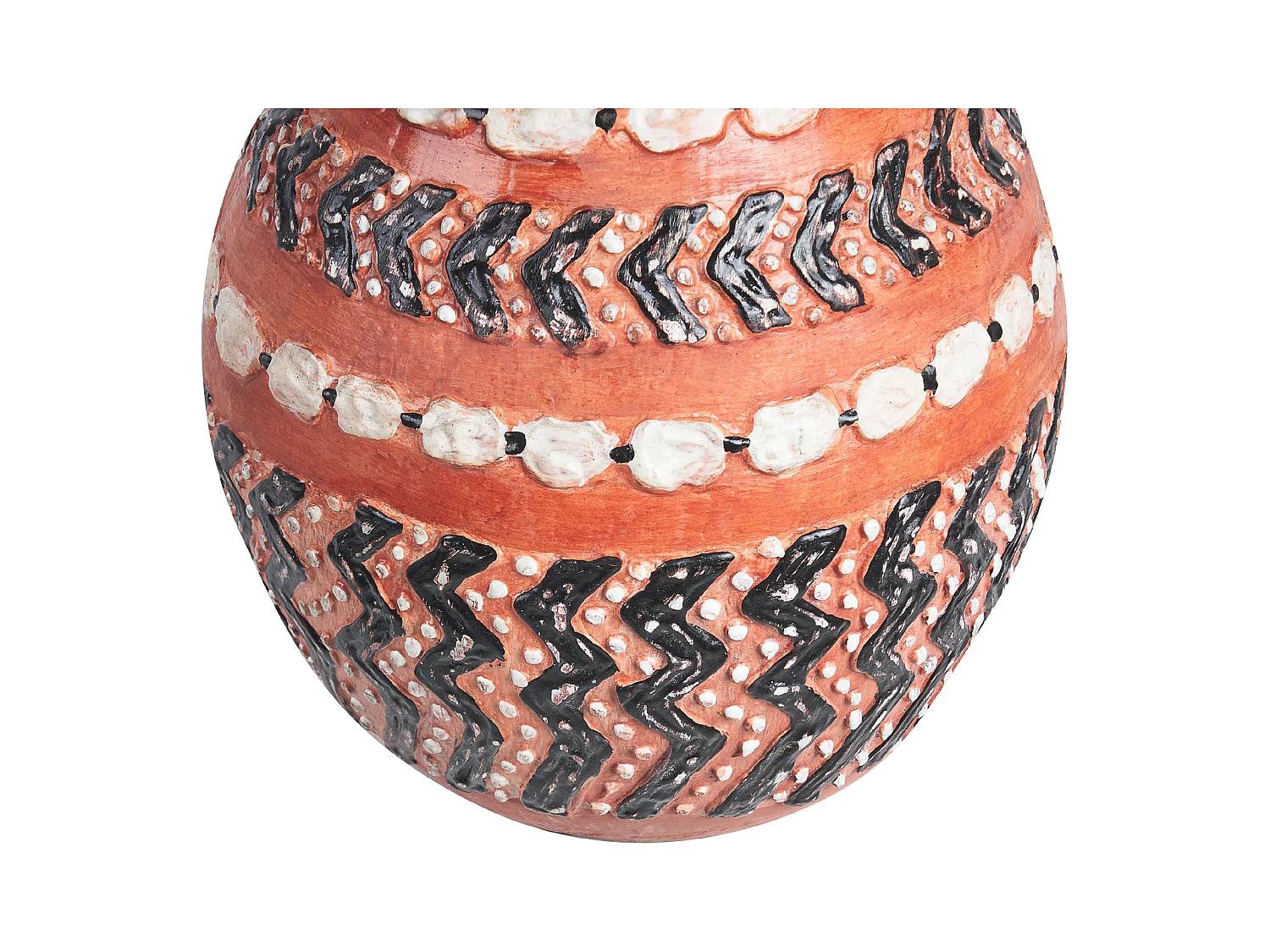 Jarrón decorativo KUMU Cerámica 36 cm Marrón