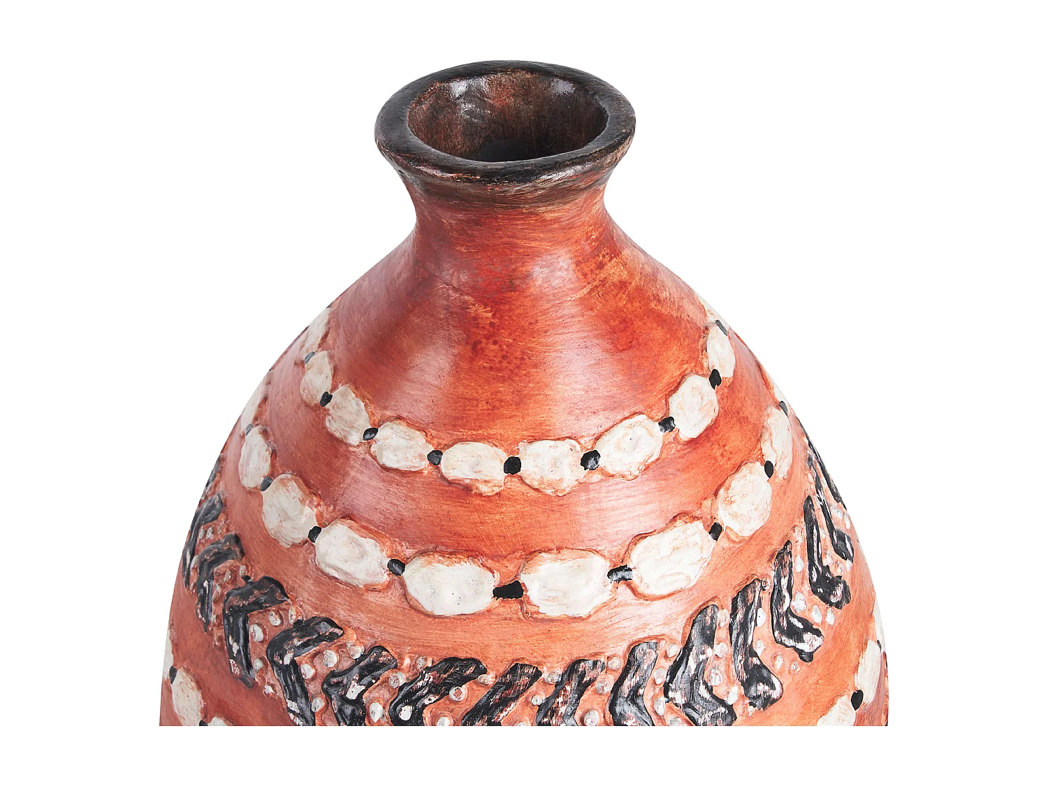 Vase décoratif KUMU Céramique 36 cm Marron