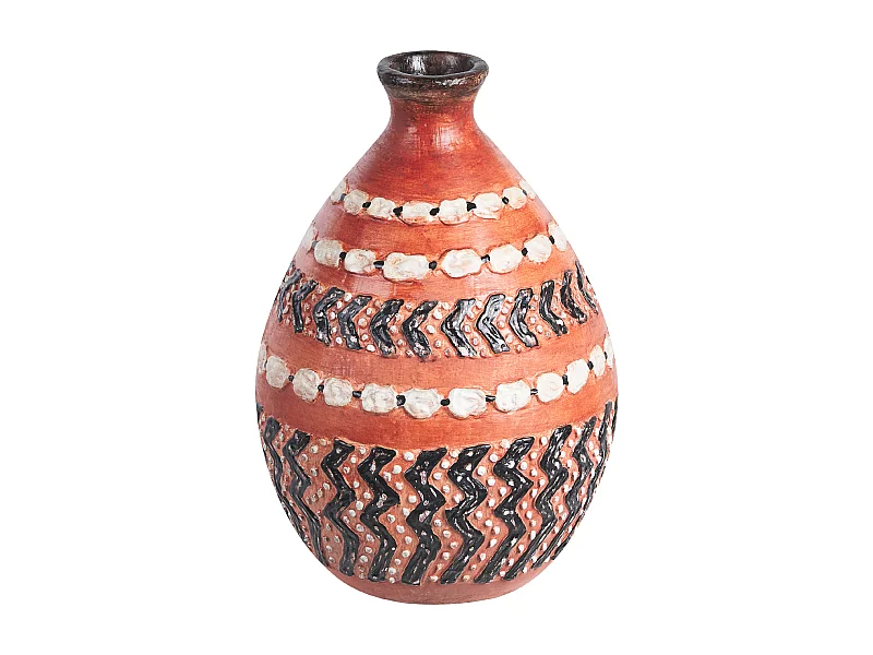 Vase décoratif KUMU Céramique 36 cm Marron