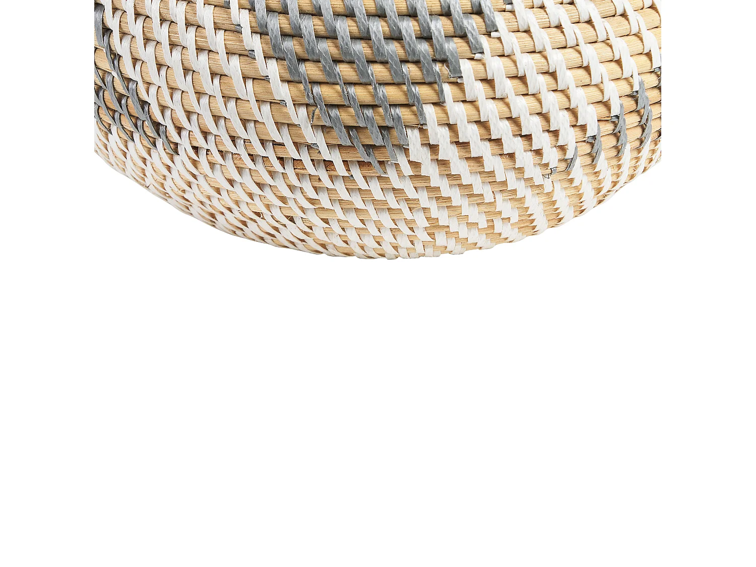 Vase décoratif ASAHAN Rotin 22 cm Naturel