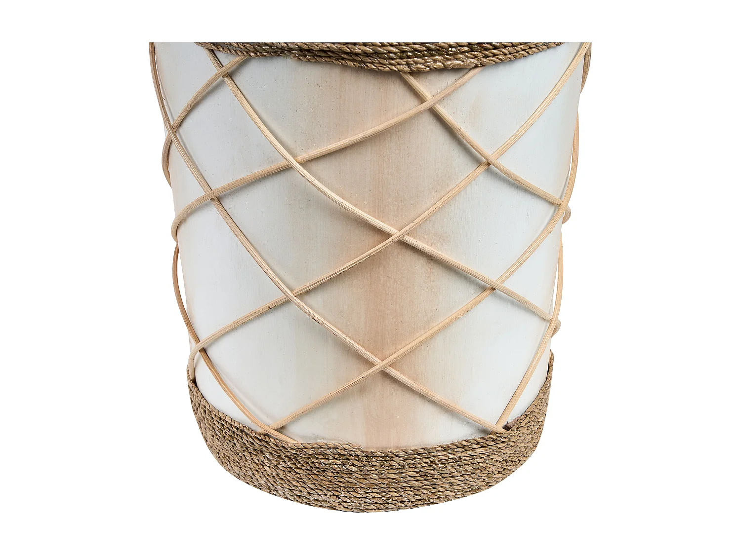 Vase décoratif ROKAN Céramique 62 cm Beige clair