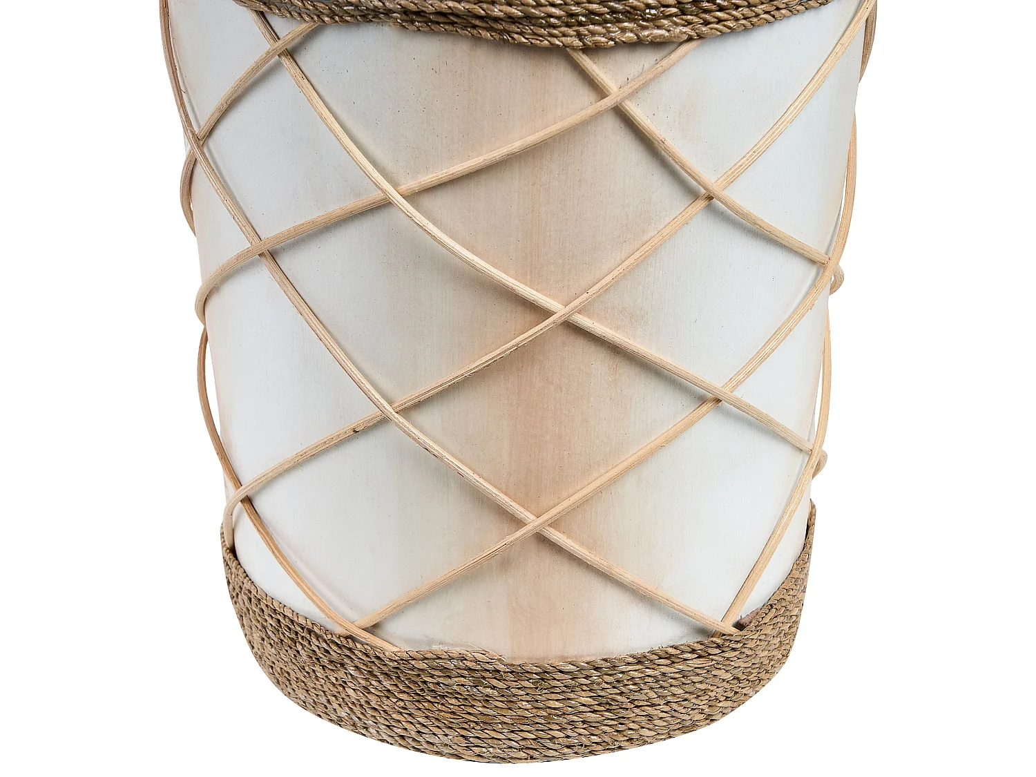 Vase décoratif ROKAN Céramique 62 cm Beige clair