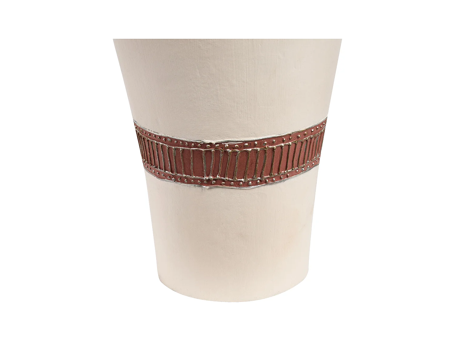 Jarrón decorativo SEPUTIH Cerámica 60 cm Marrón