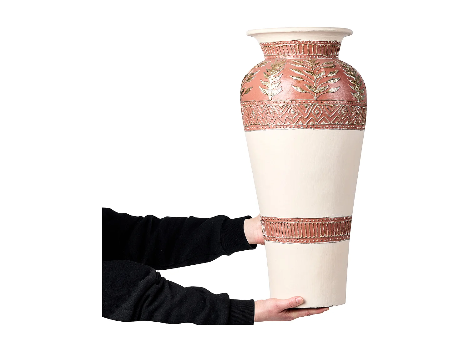 Vase décoratif SEPUTIH Céramique 60 cm Marron