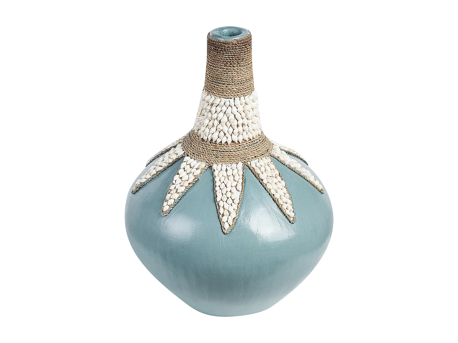 Jarro decorativo SILAU Cerâmica 43 cm Azul