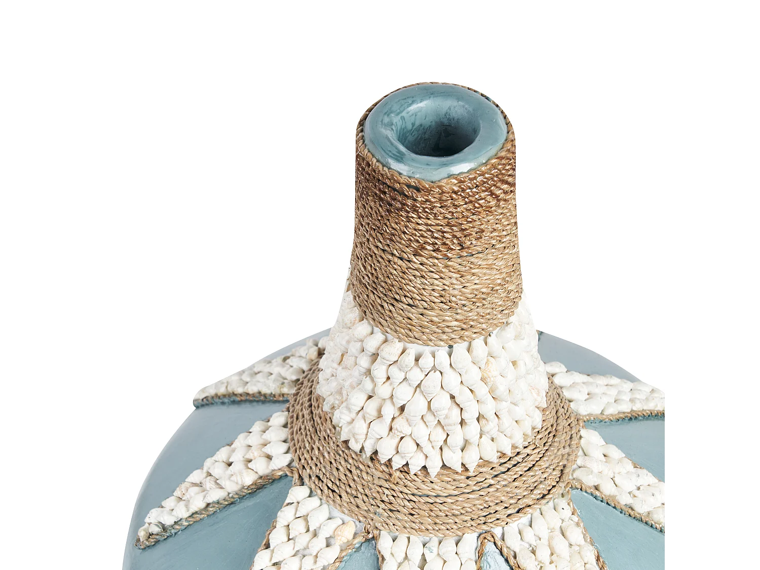 Jarro decorativo SILAU Cerâmica 43 cm Azul