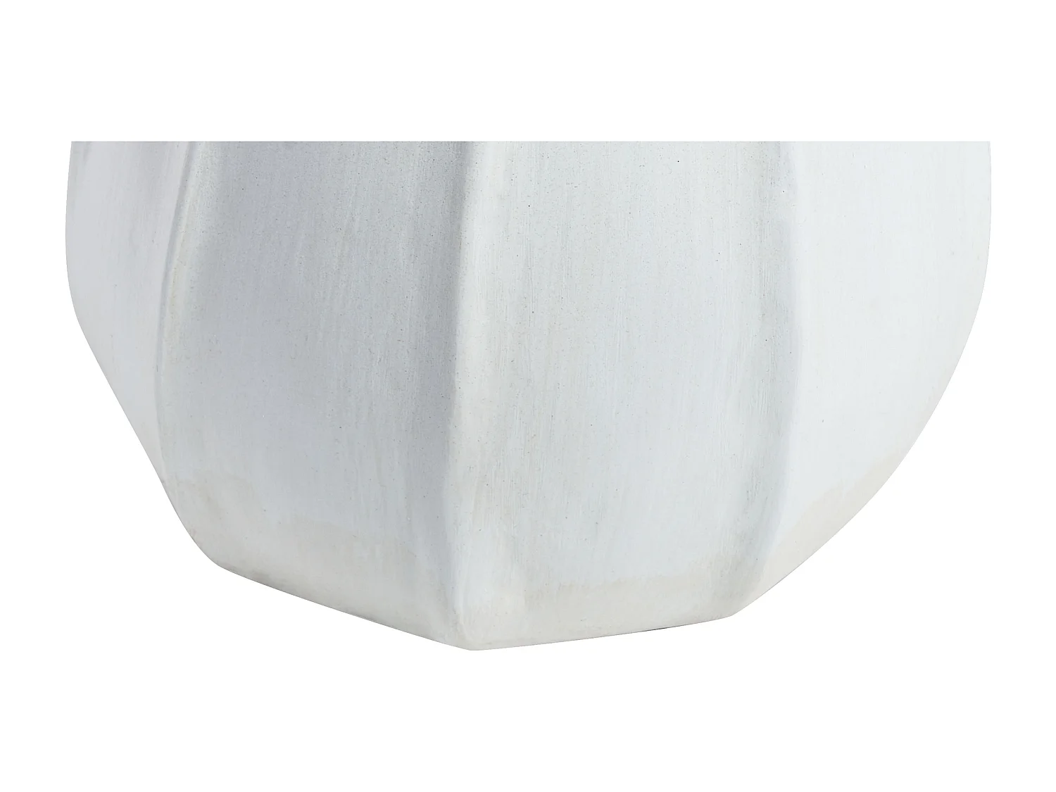 Jarro decorativo KAMPAR Cerâmica 30 cm Branco