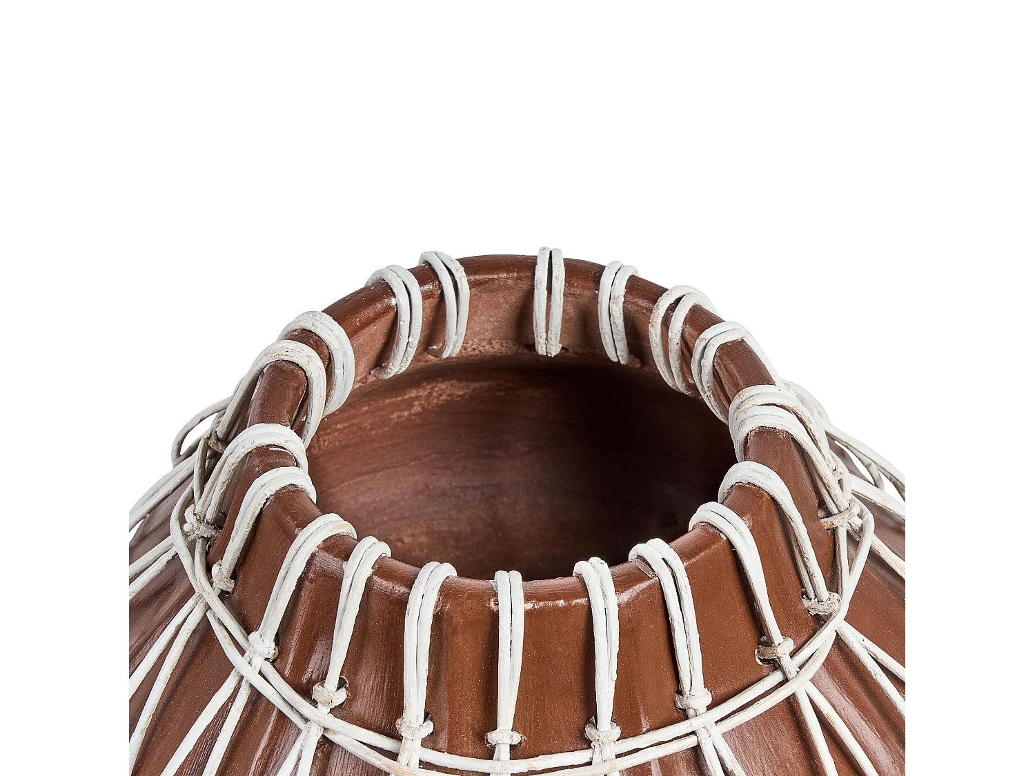 Decovaas KLUET Keramiek 22 cm Bruin