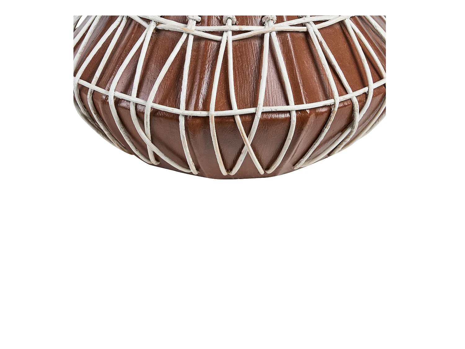 Jarrón decorativo KLUET Cerámica 22 cm Marrón