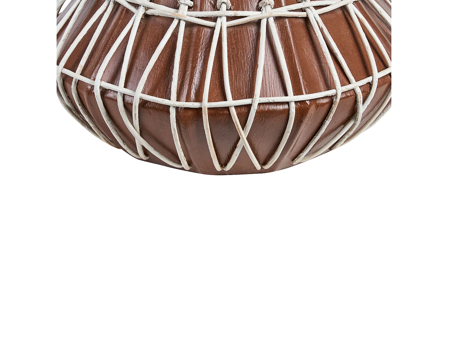 Decovaas KLUET Keramiek 22 cm Bruin
