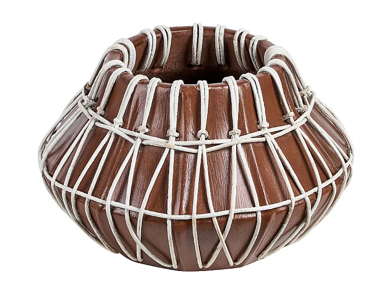 Vase décoratif KLUET Céramique 22 cm Marron