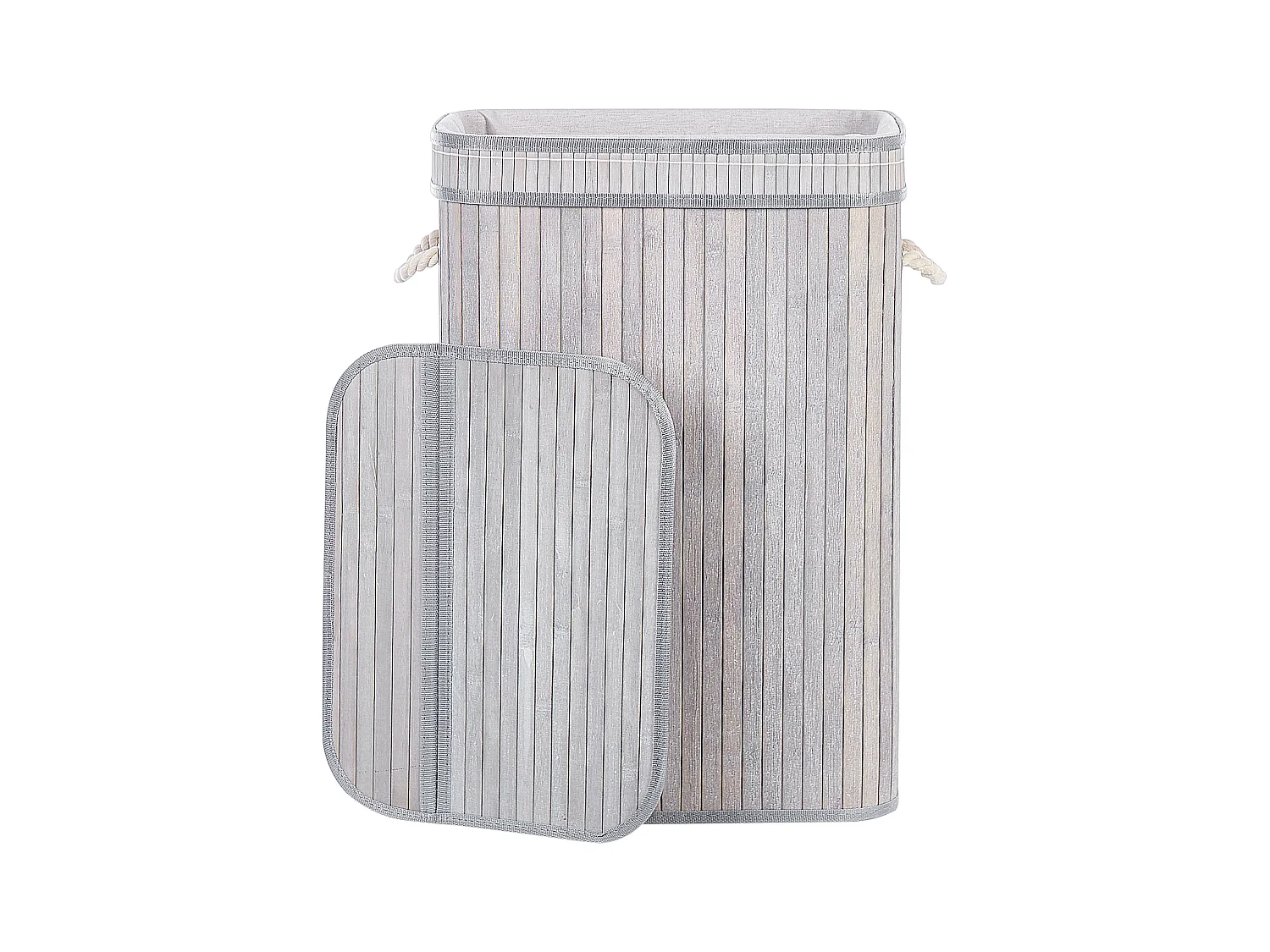 Cesta KALUTARA Madera de bambú Gris