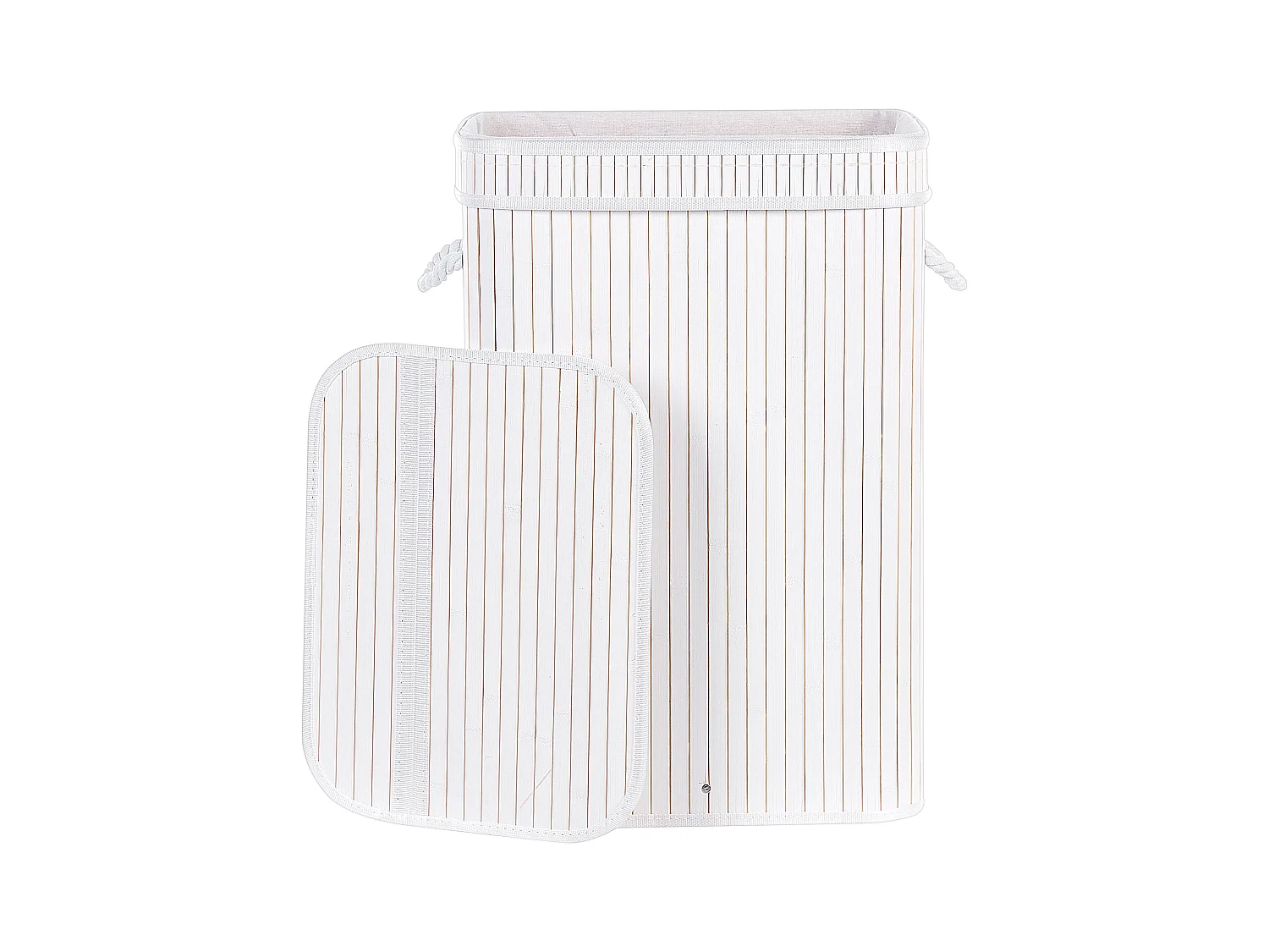 Panier KALUTARA Bambou Blanc 72 L