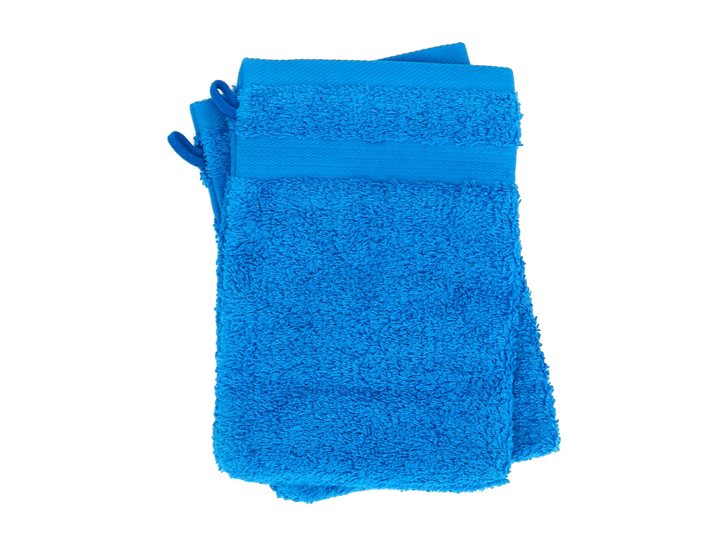 Parure de bain LUXOR 6 pièces turquoise