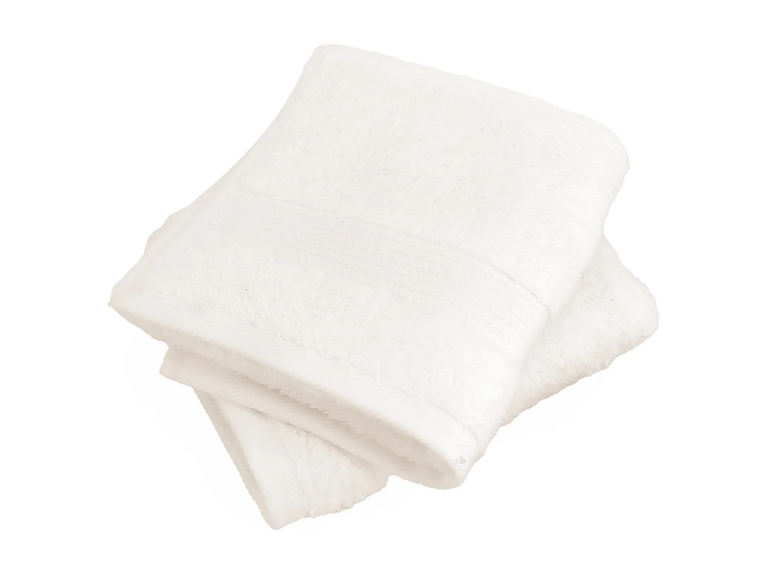 Parure de bain LUXOR 6 pièces blanc crème