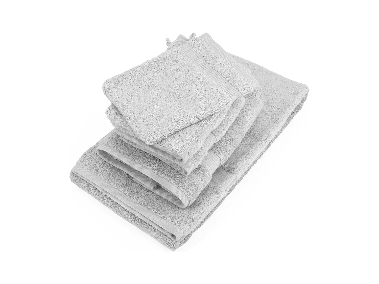 Parure de bain LUXOR 6 pièces argent